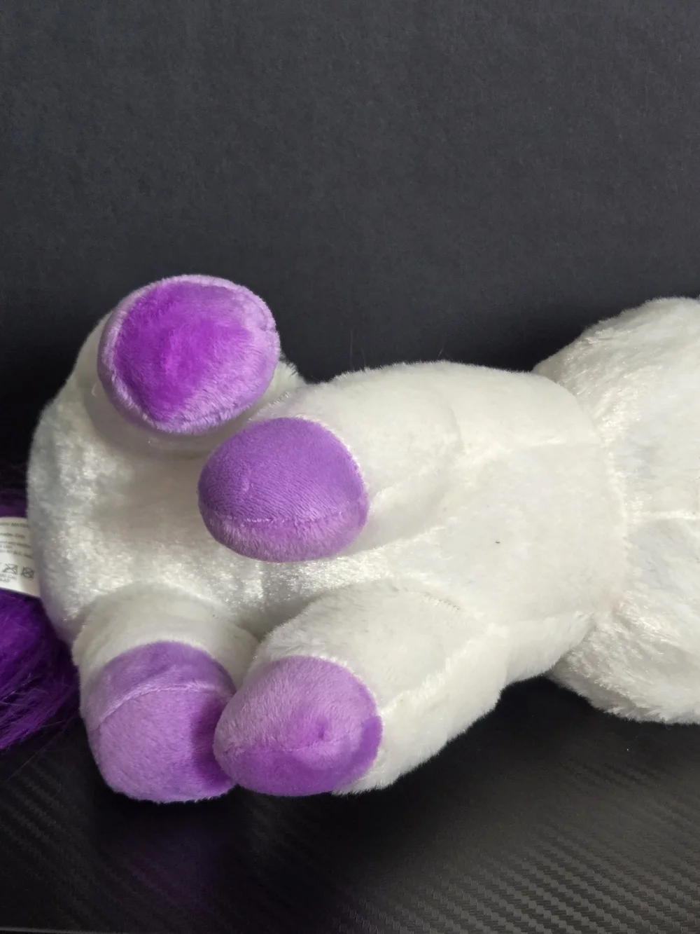 Feisty Pets Glenda Glitterpoop Unicorn White/Purple 9
